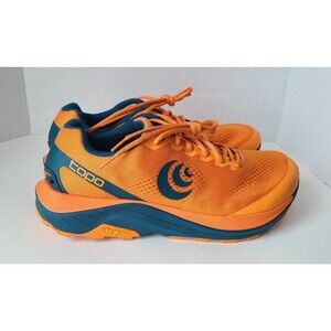 Topo Athletic Ultraventure 3 Trail Running Shoes Mens 12.5 Orange Vibram EU47